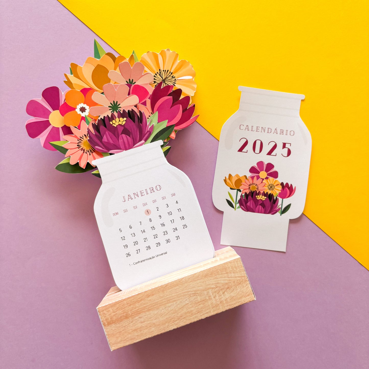 Calendário de mesa