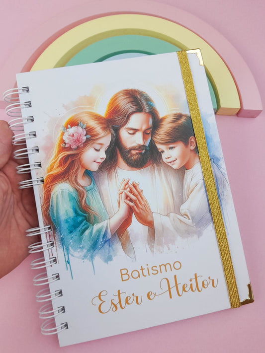 Caderno de assinaturas Batismo SUD