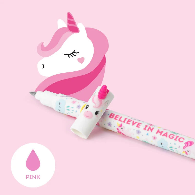 CANETA GEL APAGÁVEL UNICORNIO LEGAMI
